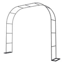 Black Metal Garden Arch | Outdoor Climbing Plant Trellis for Roses & Vines | Wedding Arch NZ - NZHomeware