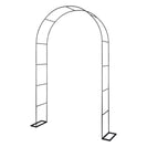 Black Metal Garden Arch | Outdoor Climbing Plant Trellis for Roses & Vines | Wedding Arch NZ - NZHomeware