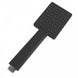 Black Square Hand held Shower Hand Shower Head Only - NZHomeware