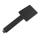Black Square HandHeld Shower Head With Water Hose - NZHomeware