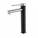 Black&Chrome Pin Lever Tall Basin Mixer Tap - NZHomeware