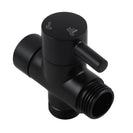 Brass Black Toilet Bidet Spray Diverter Toilet Taps Toilet Diverter Valve - NZHomeware