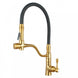 Brass Brushed Yellow Gold Kitchen/Laundry Sink Mixer Taps Swivel Kitchen Tapware - NZHomeware