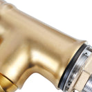 Brass Brushed Yellow Gold Kitchen/Laundry Sink Mixer Taps Swivel Kitchen Tapware - NZHomeware