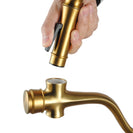 Brass Brushed Yellow Gold Kitchen/Laundry Sink Mixer Taps Swivel Kitchen Tapware - NZHomeware