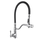 Brass Chrome Kitchen/Laundry Sink Mixer Taps Swivel Kitchen Tapware - NZHomeware