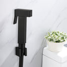 Brass Square Black Toilet Bidet Spray Kit with 1.2m PVC Hose - NZHomeware