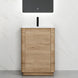 BROOK 600MM Floorstanding Plywood Vanity - Light Oak - NZHomeware