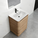 BROOK 600MM Floorstanding Plywood Vanity - Light Oak - NZHomeware