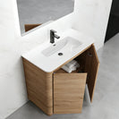 BROOK 750MM Floorstanding Plywood Vanity - Light Oak - NZHomeware
