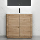 BROOK 750MM Floorstanding Plywood Vanity - Light Oak - NZHomeware