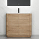 BROOK 750MM Floorstanding Plywood Vanity - Light Oak - NZHomeware