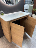 BROOK 750MM Floorstanding Plywood Vanity - Light Oak - NZHomeware