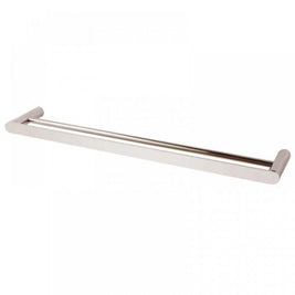 Brushed Nickel 800mm Double Towel Rail Stainless Steel 304 Wall Mounted - NZHomeware