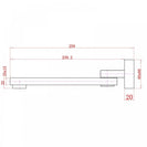 Brushed Nickel Bath/Basin Swivel Wall Mounted Spouts Tapware Bathtub Faucet - NZHomeware
