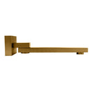 Brushed Yellow Gold Bath/Basin Swivel Wall Mounted Spouts Tapware Bathtub Faucet - NZHomeware