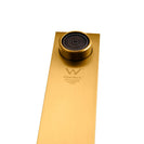 Brushed Yellow Gold Bath/Basin Swivel Wall Mounted Spouts Tapware Bathtub Faucet - NZHomeware