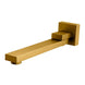 Brushed Yellow Gold Bath/Basin Swivel Wall Mounted Spouts Tapware Bathtub Faucet - NZHomeware
