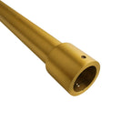 Brushed Yellow Gold Freestanding Bath Spout with Wall Mixer | Solid Brass Floor Mounted Tap Set NZ - NZHomeware