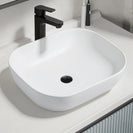 505*405*140mm Above Counter Basin Matt White Ceramic Wash Basin NZ - NZHomeware