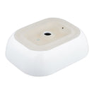 505*405*140mm Oval Above Counter Basin High Gloss White Ceramic Wash Basin - NZHomeware