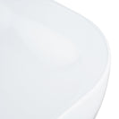 505*405*140mm Oval Above Counter Basin High Gloss White Ceramic Wash Basin - NZHomeware
