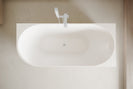 1700x800x580mm Right Corner Bathtub - Fluted V-Groove Acrylic White | NZ - NZHomeware