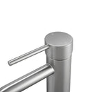 LUCID PIN Brushed Nickel Basin Mixer Tap | Solid Brass Lead - Free Watermark - NZHomeware
