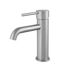 LUCID PIN Brushed Nickel Basin Mixer Tap | Solid Brass Lead - Free Watermark - NZHomeware
