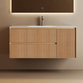 Cavon 1200X470X560mm Plywood Light Oak Wall Hung Vanity - NZHomeware