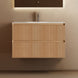 Cavon 750X470X560mm Plywood Fluted Light Oak Wall Hung Vanity - NZHomeware