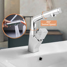 Chrome 360° Swivel Pull - out Spout Basin Mixer Tap - NZHomeware