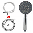 Chrome 5 Function Round ABS Hand Held Shower With 1.5m Water Hose - NZHomeware