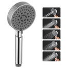 Chrome 5 Function Round ABS Hand Held Shower With 1.5m Water Hose - NZHomeware