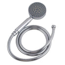 Chrome 5 Function Round ABS Hand Held Shower With 1.5m Water Hose - NZHomeware