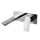 Chrome Bathtub/Basin Wall Mixer With Spout Wall Mounted Color Up Extend - NZHomeware