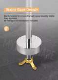 旧款卖完再上架Chrome Freestanding Bath Mixer Taps With Hand held Shower Tapware Bathtub Filler - NZHomeware