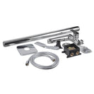 Chrome Freestanding Bathtub Mixer with Handheld Shower Spout Floor Mounted - NZHomeware