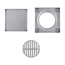 Chrome Shower Grate Floor Waste Drain Smart Insert Tile 120*120mm - NZHomeware