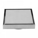 Chrome Shower Grate Floor Waste Drain Smart Insert Tile 120*120mm - NZHomeware