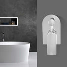 Chrome Solid Brass Shower Wall Mixer With Diverter - NZHomeware