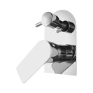 Chrome Solid Brass Shower Wall Mixer With Diverter - NZHomeware