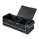 Collapsible Trunk Organizer with Cooler – Heavy - Duty, 2–3 Compartments, 6 Pockets, 25kg Load - NZHomeware