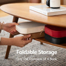 Creative Fashion Kraft Paper Stool Portable Folding Chair Foot Stool Shoe Bench Brown - NZHomeware