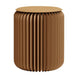 Creative Fashion Kraft Paper Stool Portable Folding Chair Foot Stool Shoe Bench Brown - NZHomeware