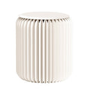 Creative Fashion Kraft Paper Stool Portable Folding Chair Foot Stool Shoe Bench White - NZHomeware