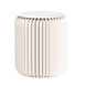 Creative Fashion Kraft Paper Stool Portable Folding Chair Foot Stool Shoe Bench White - NZHomeware