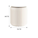 Creative Fashion Kraft Paper Stool Portable Folding Chair Foot Stool Shoe Bench White - NZHomeware