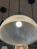 D300*H230mm Dome Shape Vintage Glass Pendant light - NZHomeware