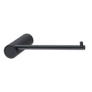 Diamora Luxury Knurled Bathroom Toilet Paper Hook Roll Tissue Holder Round Stainless Steel Black - NZHomeware